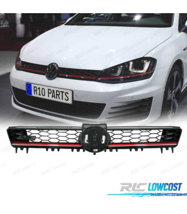 GRELHA FRONTAL VOLKSWAGEN VW GOLF 7 LIMOUSINE 12-17 VERMELHO