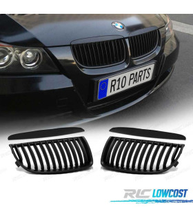 GRELHAS BMW E90 E91 03-08 LOOK M PERFORMANCE PRETO BRILHANTE + FRISOS