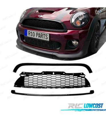 GRELHA MINI COOPER R56 57 55 S JCW 06-14 PRETO BRILHANTE