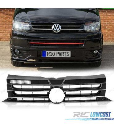 GRELHA FRONTAL VOLKSWAGEN VW T5 CARAVELLE MULTIVAN 10-15 BLACK CHROME