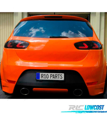 FAROLINS SEAT LEON II 09-13 CARDNA FULL LED PRETO FUMADO