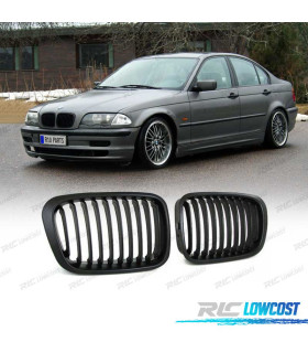 GRELHAS FRONTAIS BMW E46 4D 98-01 PRETO LOOK M