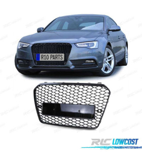 GRELHA FRONTAL AUDI A5 12-16 PRETO LOOK RS5