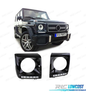 KIT CONJUNTO LUZ DIURNA MERCEDES CLASE G W463 90-12 LOOK AMG G65