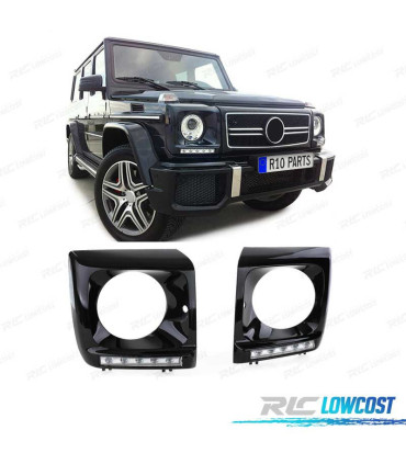 KIT CONJUNTO LUZ DIURNA MERCEDES CLASE G W463 90-12 LOOK AMG G65