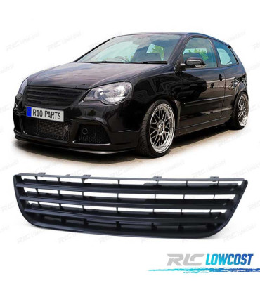 GRELHA FRONTAL VOLKSWAGEN VW POLO 9N3 05-09 PRETO