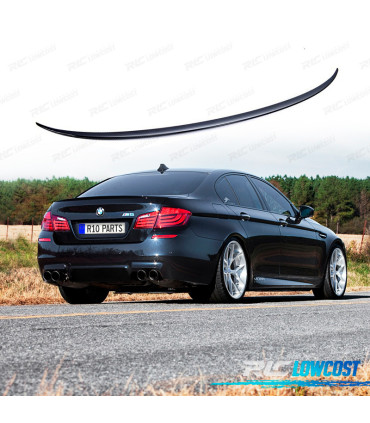 AILERON LIP SPOILER TRASEIRO BMW F10 PRETO BRILHANTE