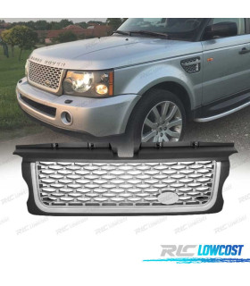 GRELHA FRONTAL RANGE ROVER SPORT 05-09 LOOK AUTOBIOGRAPHY SILVER EDITION