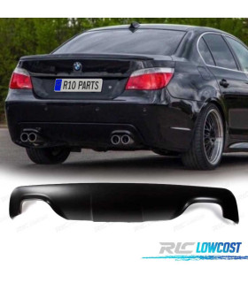 DIFUSOR BMW E60 03-10 PRETO DUPLO LOOK M