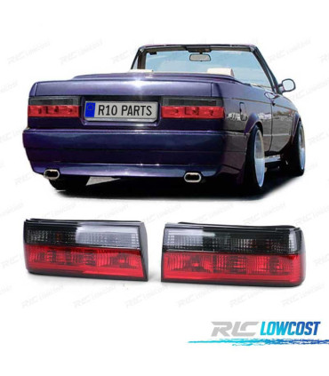 FAROLINS TRASEIROS E30 87-90 CABRIO TOURING 90-93 CINZA VERMELHO