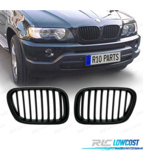 GRELHAS FRONTAIS BMW X5 99-03 PRETO