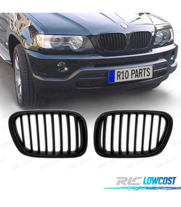 GRELHAS FRONTAIS BMW X5 99-03 PRETO