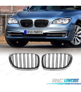 GRELHA FRONTAL BMW SERIE 7 F01 09-15 LOOK M CROMADO