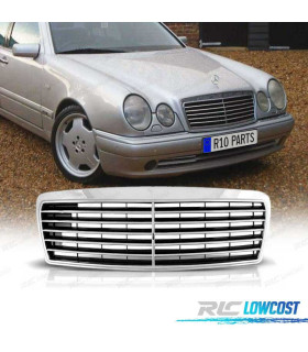 GRELHA FRONTAL MERCEDES W210 95-98 CROMADO
