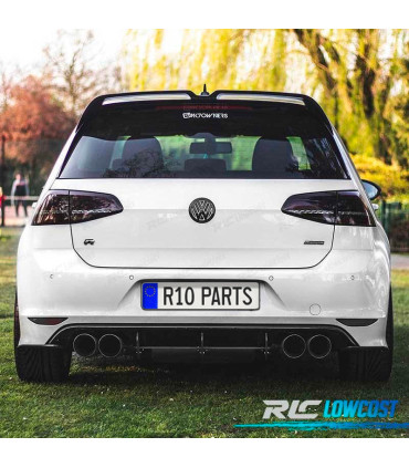 ALERON SPOILER VOLKSWAGEN VW GOLF 7 7.5 12-20 LOOK OETTINGER PRETO BRILHANTE