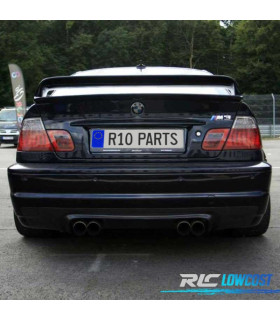 AILERON TWIN SPOILER BMW E46 98-05 LOOK M3 GT