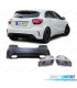 KIT CARROÇARIA PARA-CHOQUES MERCEDES AMG A45 CLASSE A W176 COM PDC + LAVA-FARÓIS + PONTEIRAS