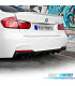 DIFUSOR BMW F30 F31 LOOK M PERFORMANCE DUPLA ESQUERDA PRETO BRILHANTE ABS