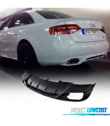 DIFUSOR TRASEIRO AUDI A4 B8 07-12 LOOK ABT
