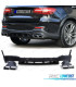 DIFUSOR MERCEDES GLC X253 15-18 LOOK AMG PDC + PONTEIRAS ESCAPE CROMADAS
