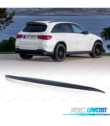 AILERON SPOILER MERCEDES GLC X253 15-19 LOOK AMG PRETO BRILHO
