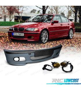 PARA-CHOQUES FRONTAL BMW E46 99-05 LOOK M + FAROIS DE NEVOEIRO AMARELOS