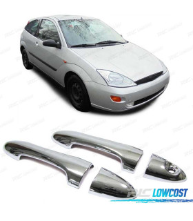 CARCAÇAS DE PUXADORES DE PORTAS FORD FOCUS I 98-04 CROMADO
