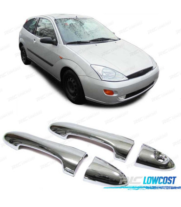 CARCAÇAS DE PUXADORES DE PORTAS FORD FOCUS I 98-04 CROMADO
