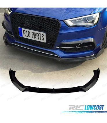 SPOILER LIP FRONTAL AUDI A3 8V LOOK S LINE ABS 12-20