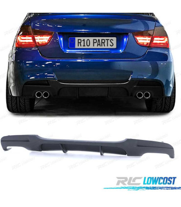 DIFUSOR BMW E90 05-12 LOOK M PERFORMANCE PRETO MATE
