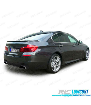 DIFUSOR BMW F10 F11 10-17 LOOK M PERFORMANCE + PONTEIRAS ESCAPE CROMADAS