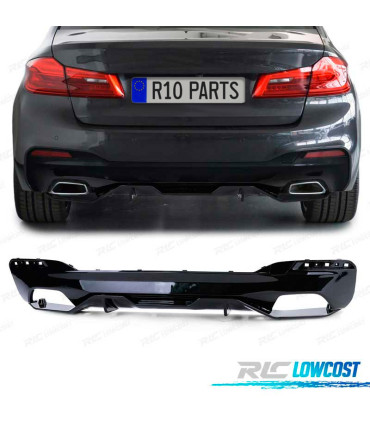 DIFUSOR BMW G30 G31 16- LOOK M PERFORMANCE PRETO BRILHANTE