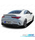DIFUSOR MERCEDES CLA C118 19- ASPECTO AMG PRETO BRILHANTE + PONTAS DE ESCAPE