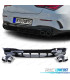 DIFUSOR MERCEDES CLA C118 19- ASPECTO AMG PRETO BRILHANTE + PONTAS DE ESCAPE