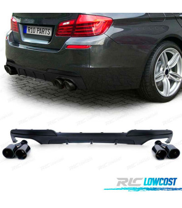 DIFUSOR BMW F10 F11 10-17 LOOK M PERFORMANCE + PONTEIRAS ESCAPE