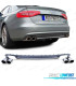 DIFUSOR AUDI A4 B8 08-11 LOOK S4 + PONTEIRAS ESCAPE CROMADO