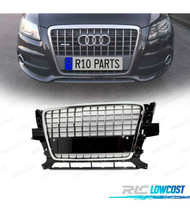 GRELHA FRONTAL AUDI Q5 08-11 LOOK S LINE CROMADO
