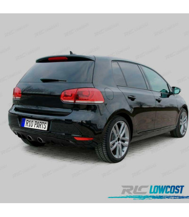 DIFUSOR VOLKSWAGEN VW GOLF MK6 1K 08-13 BRILHANTE PRETO SAIDA DUPLA
