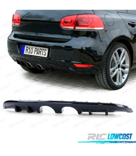 DIFUSOR VOLKSWAGEN VW GOLF MK6 1K 08-13 BRILHANTE PRETO SAIDA DUPLA