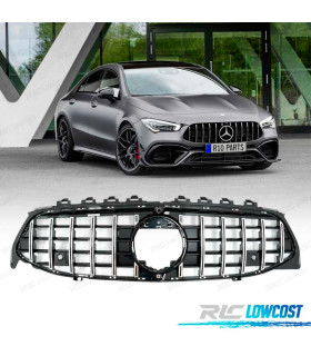 GRELHA FRONTAL MERCEDES CLA W118 19- LOOK GTR CROMADO