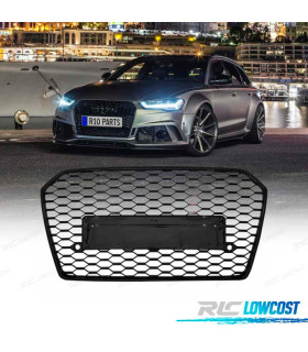 GRELHA AUDI A6 4G 14-18 LOOK RS6 PRETO BRILHANTE