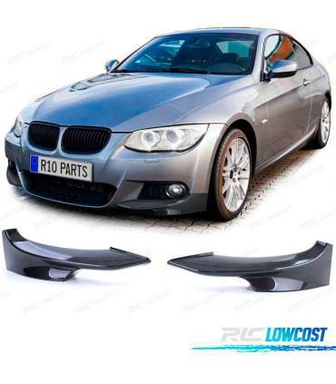 SPLITTERS PARA-CHOQUES FRONTAL BMW E92 E93 10-13 LOOK M PERFORMANCE CARBONO