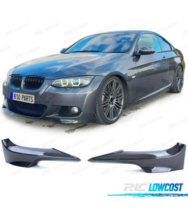 SPLITTERS PARA-CHOQUES FRONTAL BMW E92 E93 06-10 PACK M CARBONO
