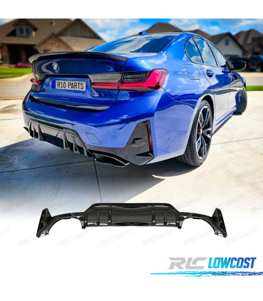 DIFUSOR BMW G20 G21 23-25 LOOK M PRETO BRILHANTE