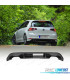 DIFUSOR TRASEIRO VOLKSWAGEN VW GOLF 7 12-17 LOOK R20 DUPLA SAÍDA