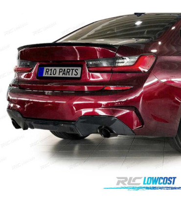 DIFUSOR BMW G20 G21 18- LOOK M PERFORMANCE CARBONO E PRETO BRILHANTE