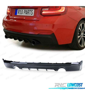 DIFUSOR BMW F22 F23 13- LOOK M PERFORMANCE PRETO BRILHANTE