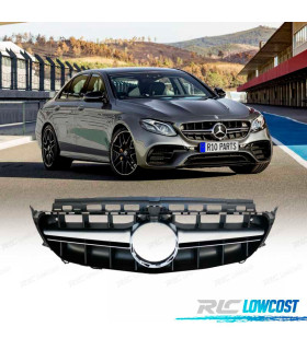 GRELHA FRONTAL MERCEDES CLASE E W213 16-19 E63 AMG PRETO BRILHO