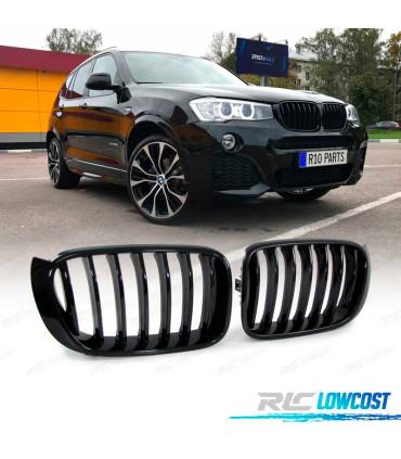 GRELHA BMW X3 F25 LCI 14-18 X4 F26 14- LOOK M PERFORMANCE PRETO BRILHANTE
