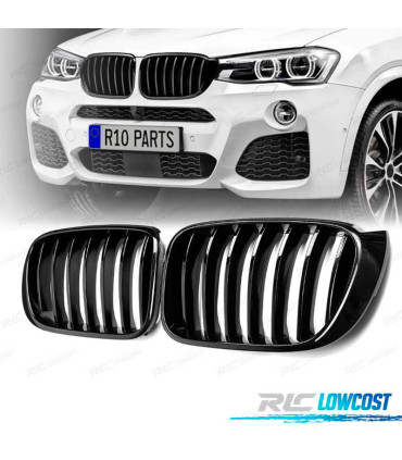 GRELHA BMW X3 F25 LCI 14-18 X4 F26 14- LOOK M PERFORMANCE PRETO BRILHANTE